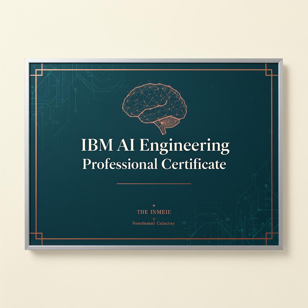 IBM AI Engineering Professional Certificate certificate